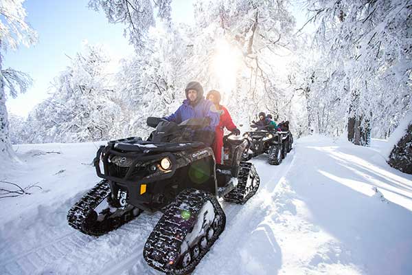 Paseo en Cuatriciclo con Orugas